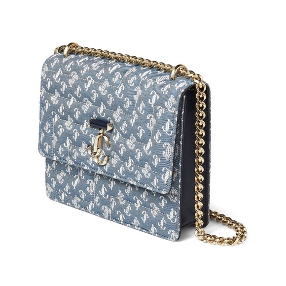 Jimmy Choo Denim Shoulder Bag - Picture 5 of 13
